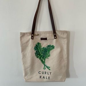 Smith & hawkin canvas and leather tote